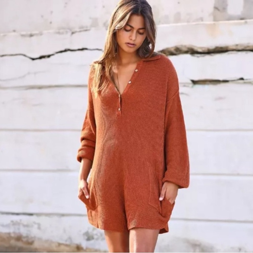 Free people size XS Picnic Sweater Romper